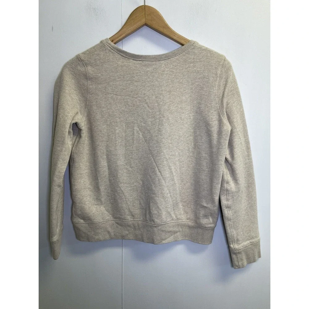Polo Ralph Lauren Beige Spell Out Logo Sweatshirt Big Girls Size XL Women's‎ S